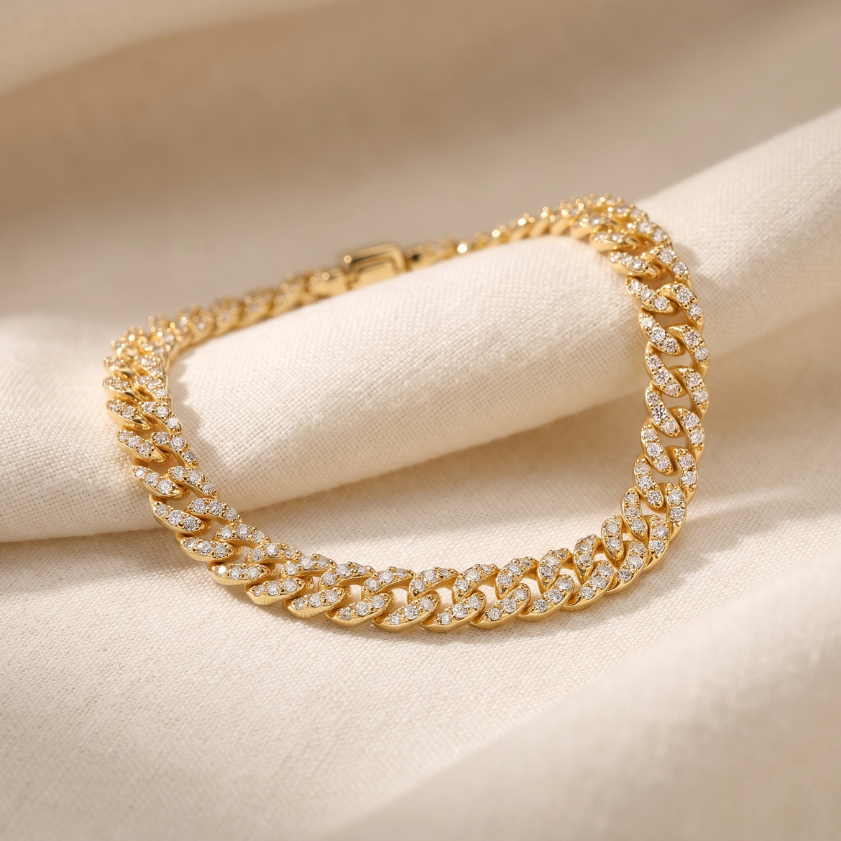 Moissanite Cuban Bracelet
