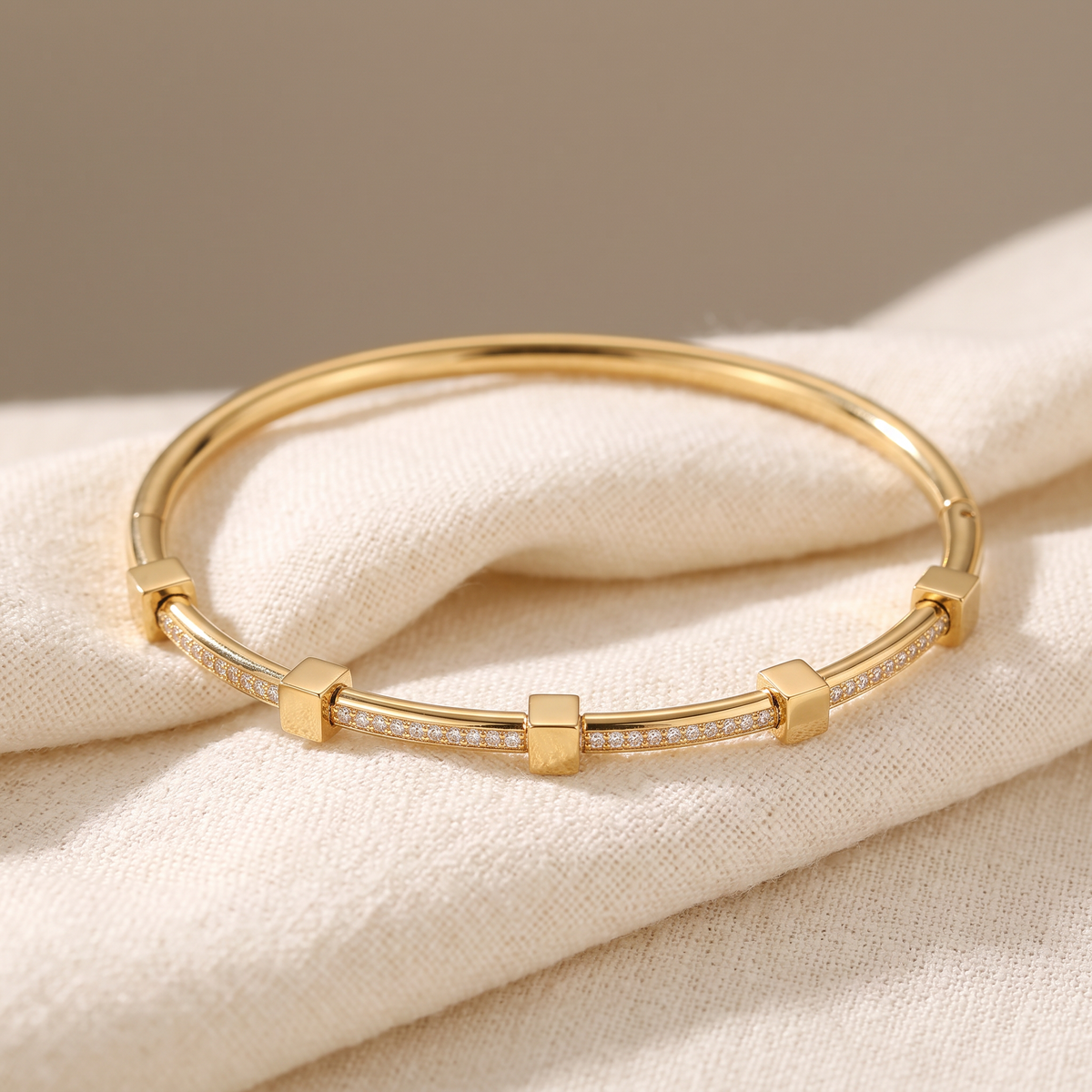 Bright Golden Bracelet