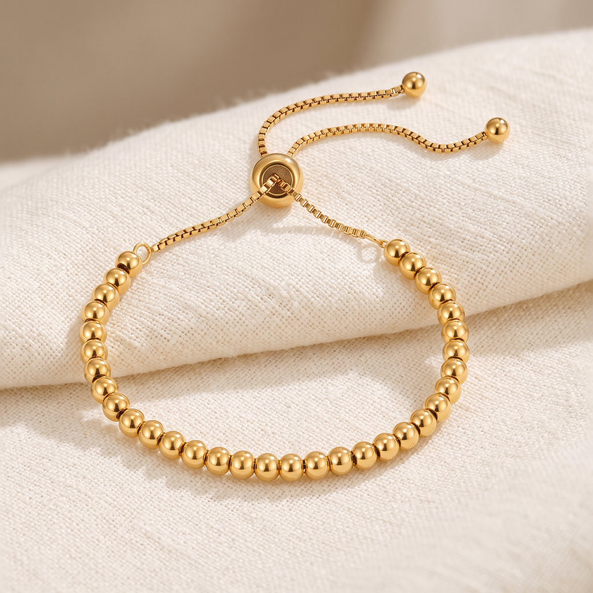Adelina - Gold Pearl Bracelet