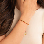 Adelina - Gold Pearl Bracelet