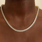 Tennis Gold Necklace